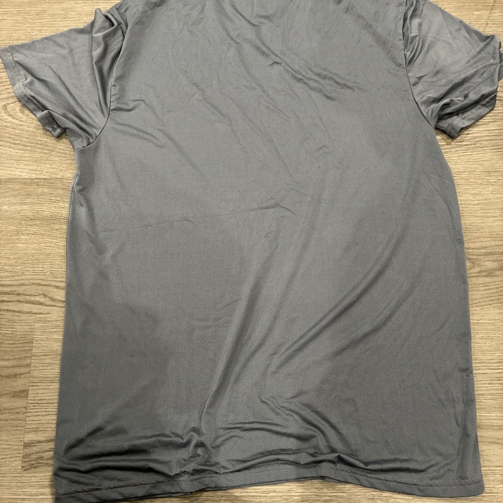 Hanes Men's Short Sleeve X-Temp T-Shirt Sz L Gray Athletic Crew Neck Adult - Picture 5 of 5